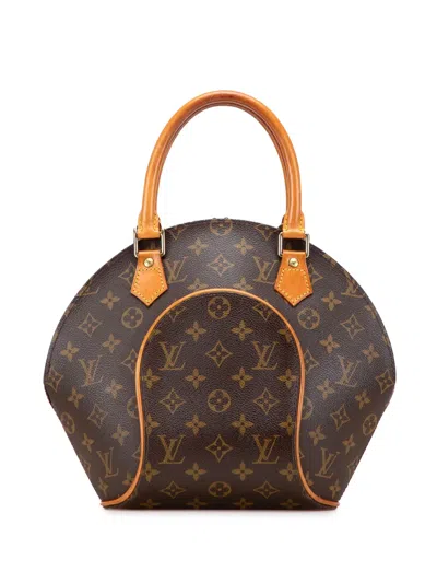 Pre-owned Louis Vuitton 2000 Monogram Ellipse Pm Handbag In Brown
