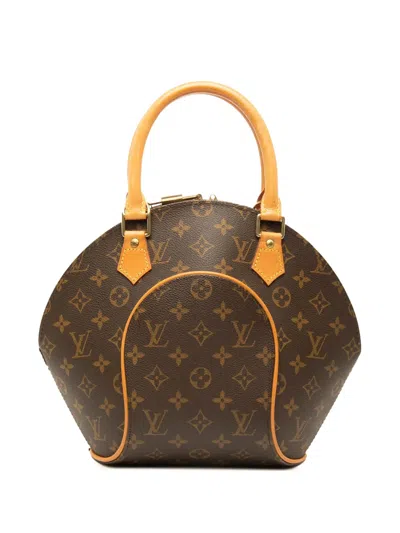 Pre-owned Louis Vuitton 2000 Monogram Ellipse Pm Handbag In Brown