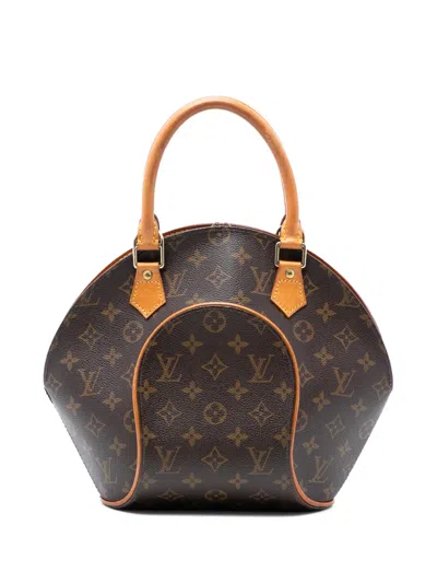 Pre-owned Louis Vuitton 2000 Monogram Ellipse Pm Handbag In Brown