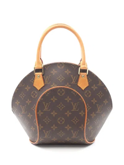 Pre-owned Louis Vuitton 2000 Monogram Ellipse Pm Handbag In Brown