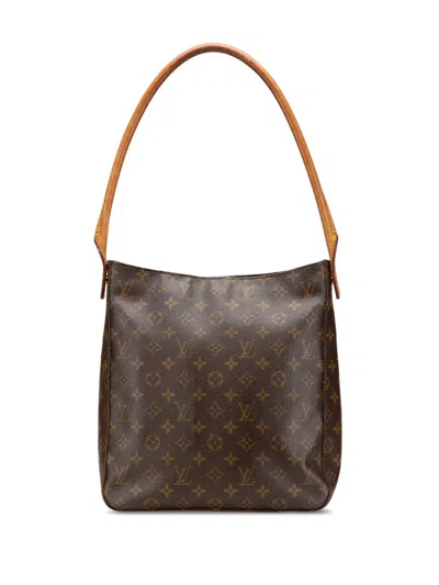 Pre-owned Louis Vuitton 2000 Monogram Looping Gm Shoulder Bag