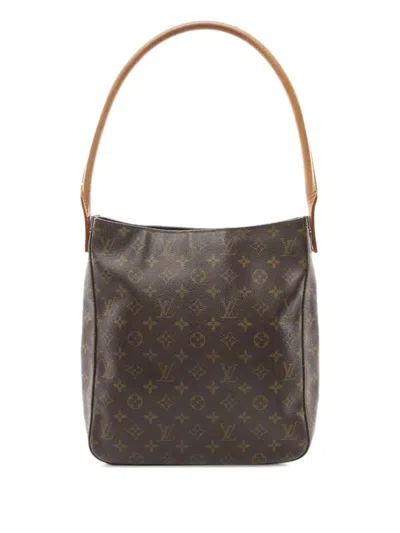 Pre-owned Louis Vuitton 2000 Monogram Looping Gm Shoulder Bag