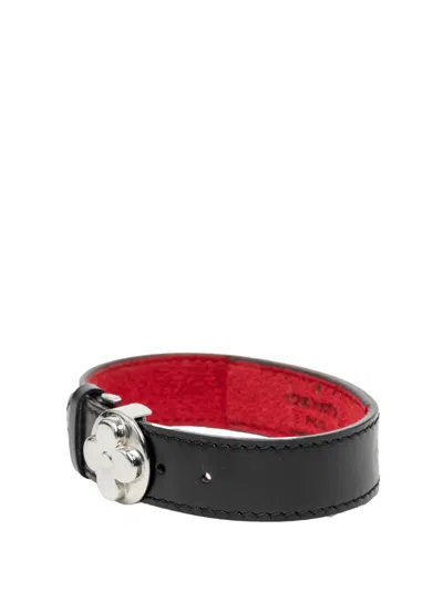 Pre-owned Louis Vuitton 2000 Monogram Mat Wish Bracelet Costume Bracelet In Black