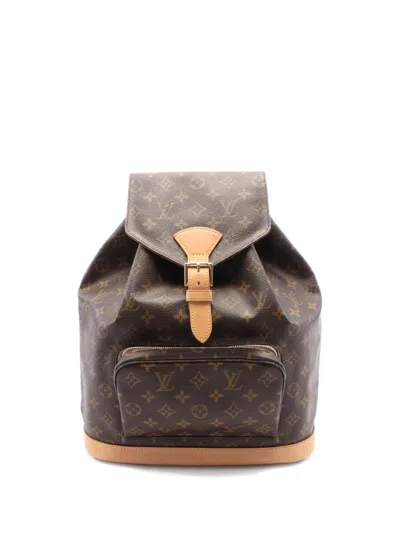 Pre-owned Louis Vuitton 2000 Monogram Montsouris Backpack