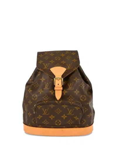 Pre-owned Louis Vuitton 2000 Monogram Montsouris Mm Backpack
