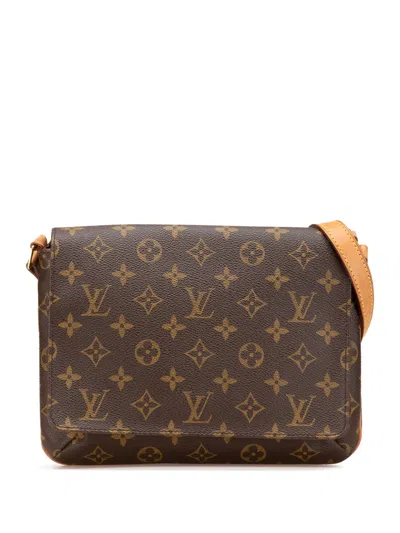 Pre-owned Louis Vuitton 2000 Monogram Musette Tango Short Strap Shoulder Bag