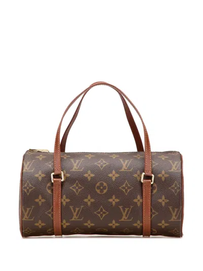 Pre-owned Louis Vuitton 2000 Monogram Papillon 26 Handbag In Brown