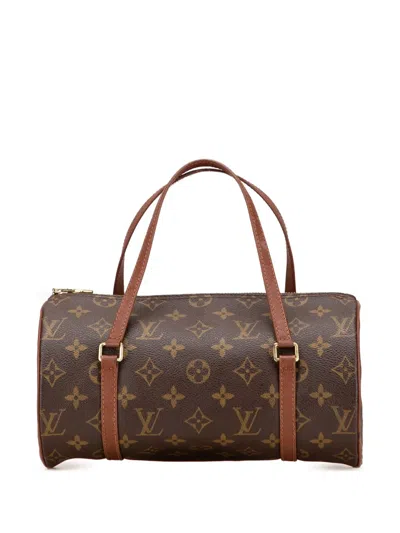 Pre-owned Louis Vuitton 2000 Monogram Papillon 26 Handbag In Brown