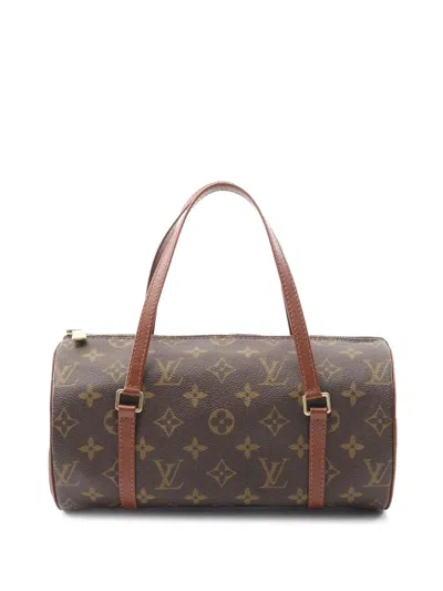 Pre-owned Louis Vuitton 2000 Monogram Papillon 26 Handbag In Brown