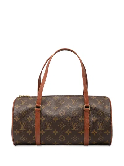 Pre-owned Louis Vuitton 2000 Monogram Papillon 30 Handbag In Brown