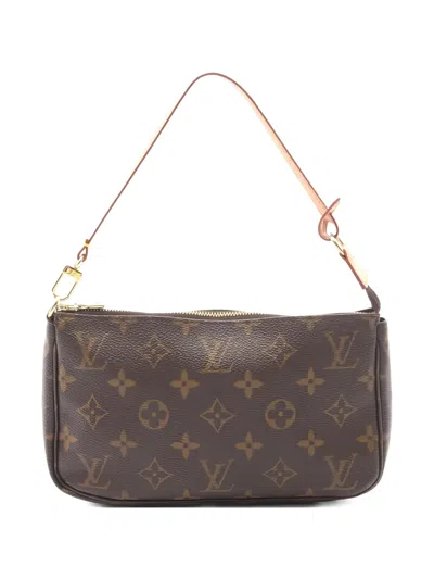 Pre-owned Louis Vuitton 2000 Monogram-pattern Handbag In Brown