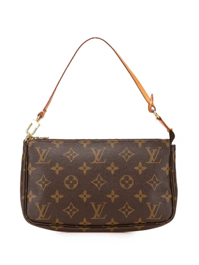 Pre-owned Louis Vuitton 2000 Monogram Pochette Accessoires Shoulder Bag