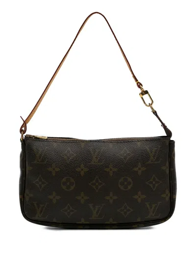 Pre-owned Louis Vuitton 2000 Monogram Pochette Accessoires Shoulder Bag