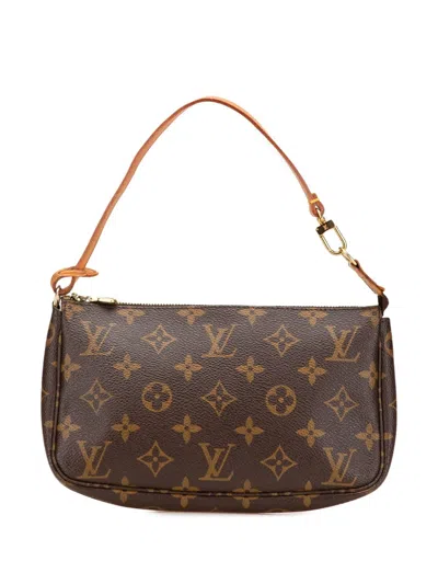 Pre-owned Louis Vuitton 2000 Monogram Pochette Accessoires Shoulder Bag