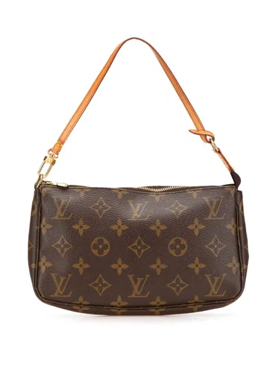 Pre-owned Louis Vuitton 2000 Monogram Pochette Accessoires Shoulder Bag