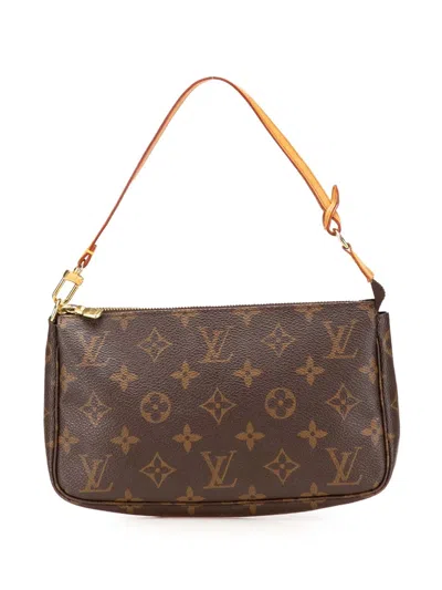 Pre-owned Louis Vuitton 2000 Monogram Pochette Accessoires Shoulder Bag