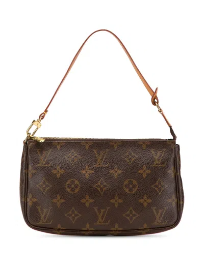 Pre-owned Louis Vuitton 2000 Monogram Pochette Accessoires Shoulder Bag