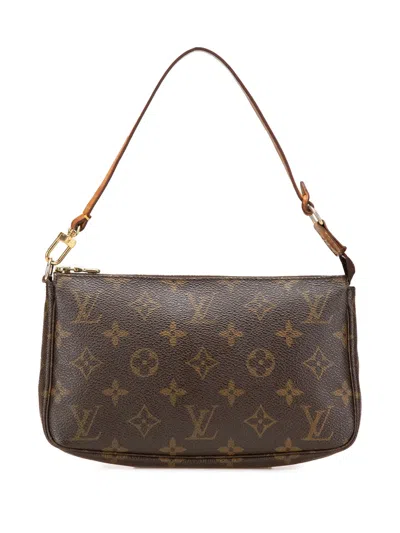 Pre-owned Louis Vuitton 2000 Monogram Pochette Accessoires Shoulder Bag