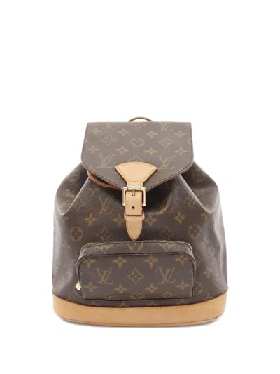Pre-owned Louis Vuitton 2000 Montsouris Mm Backpack