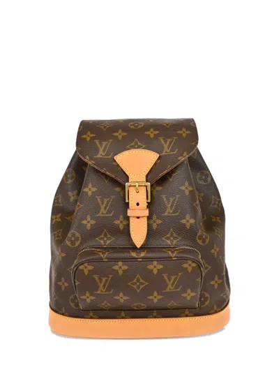 Pre-owned Louis Vuitton 2000 Montsouris Mm Backpack