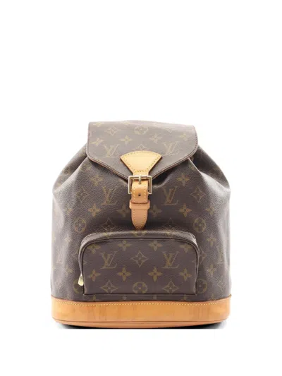 Pre-owned Louis Vuitton 2000 Montsouris Mm Backpack