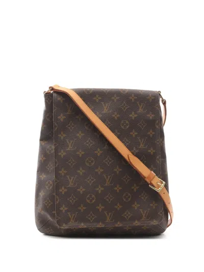 Pre-owned Louis Vuitton 2000 Musette Monogram Shoulder Bag In Brown