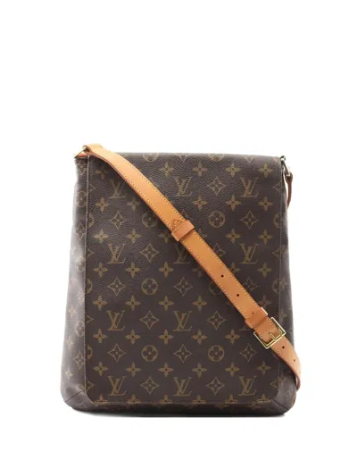 Pre-owned Louis Vuitton 2000 Musette Monogram Shoulder Bag In Brown