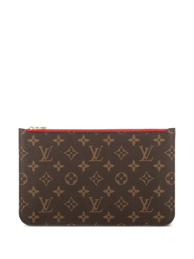 Pre-owned Louis Vuitton 2000 Neverfull Mm Purse In Brown