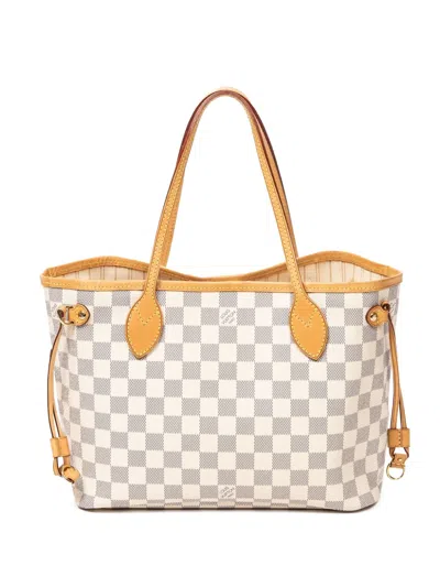 Pre-owned Louis Vuitton 2000 Neverfull Pm Tote Bag In Neutral