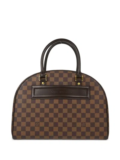Pre-owned Louis Vuitton 2000 Nolita Handbag In 褐色