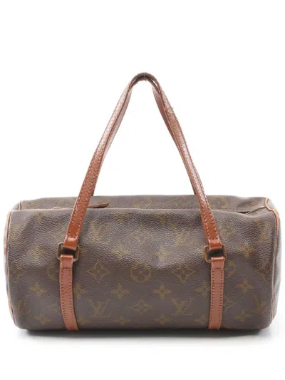 Pre-owned Louis Vuitton 2000 Papillon 26 Tote Bag In Brown