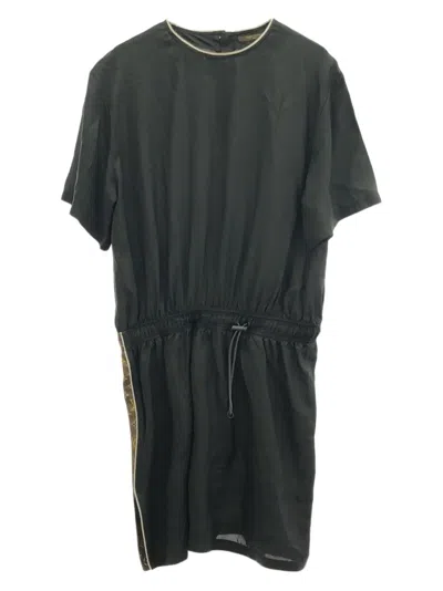 Pre-owned Louis Vuitton 2000 Silk Dress In Black