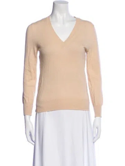 Pre-owned Louis Vuitton 2000's Silk Sweater In Neutral