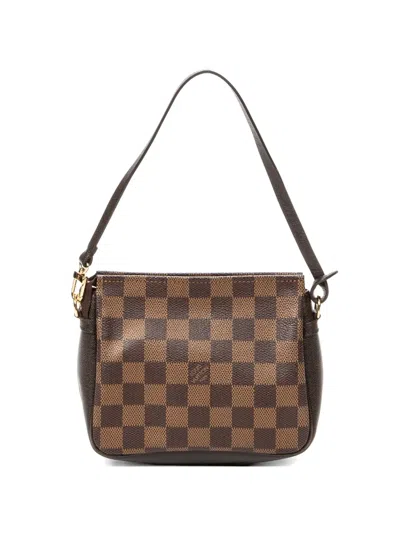 Pre-owned Louis Vuitton 2000 Trousse Pouch In Brown