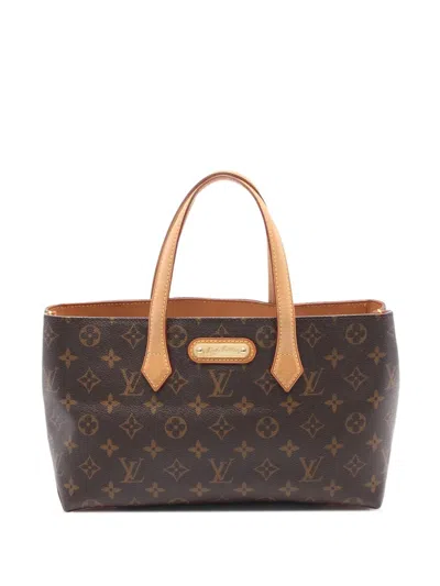 Pre-owned Louis Vuitton 2000 Wilshire Pm Handbag In Brown