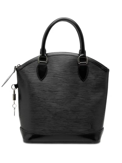 Pre-owned Louis Vuitton 2000-2010 Epi Lockit Vertical Handbag In Black