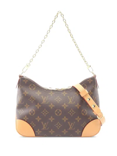 Pre-owned Louis Vuitton 2000-2020 Monogram Boulogne Satchel In Brown