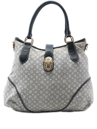 Pre-owned Louis Vuitton 2000-2020 Monogram Idylle Elegie Satchel In Gray