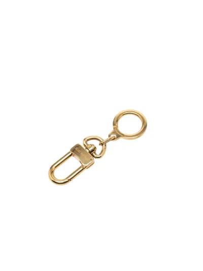 Pre-owned Louis Vuitton 2000-2025 Gold Plated Bolt Extender Ring Key Chain