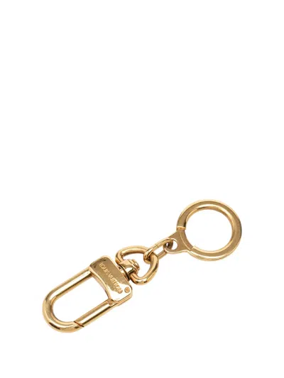 Pre-owned Louis Vuitton 2000-2026 Gold Plated Bolt Extender Ring Key Chain
