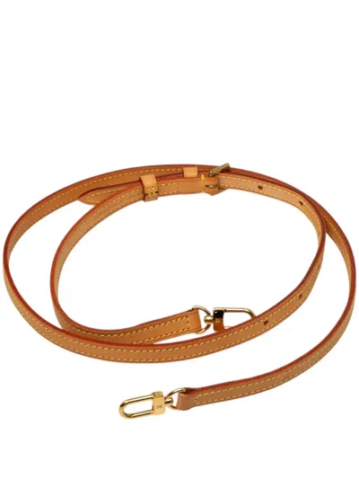 Pre-owned Louis Vuitton 2000-2026 Vachetta Leather Strap In Neutrals