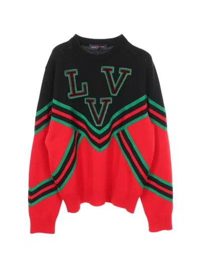 Pre-owned Louis Vuitton 2000s Amen Break Lvv Sweater In Black