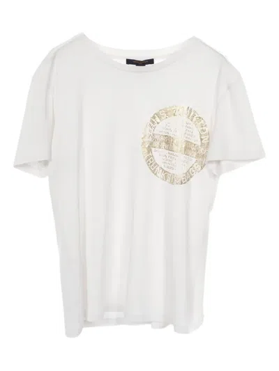 Pre-owned Louis Vuitton 2000s Crew-neck T-shirt In White