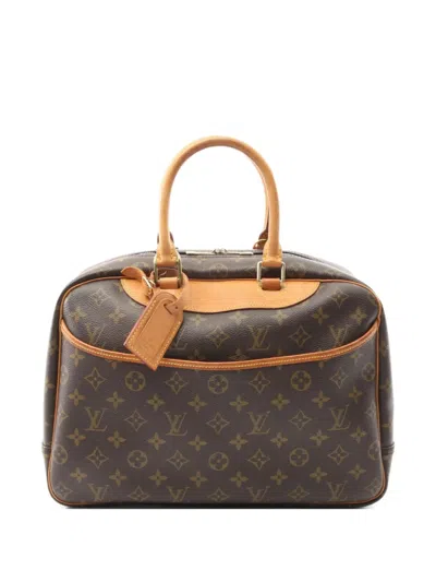 Pre-owned Louis Vuitton 2000s Deauville Handbag In Brown