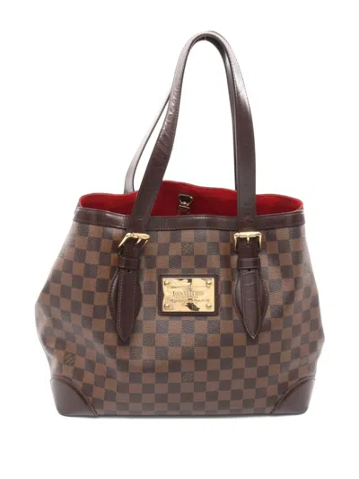Pre-owned Louis Vuitton 2000s Hampstead Mm Shoulder Bag In Brown