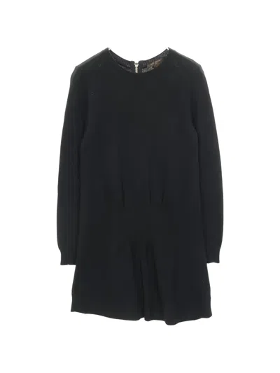 Pre-owned Louis Vuitton 2000s Knitted Dress In Black