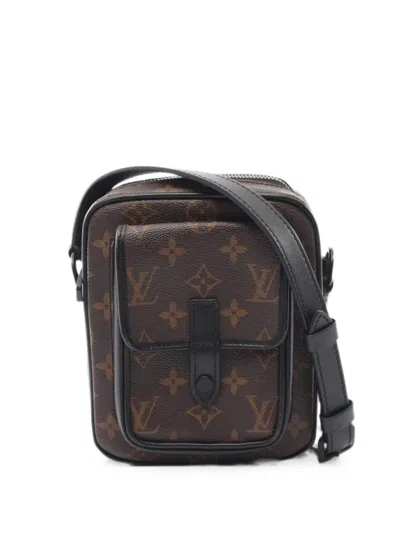 Pre-owned Louis Vuitton 2000s Monogram Christopher Shoulder Bag In ブラウン