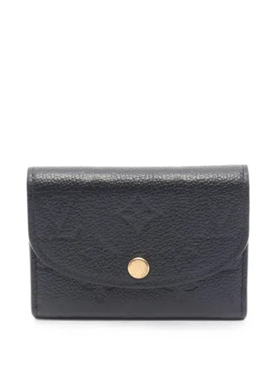 Pre-owned Louis Vuitton 2000s Monogram Empreinte Coin Purse In Black