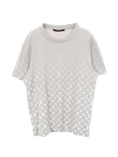 Pre-owned Louis Vuitton 2000s Monogram Gradient T-shirt In Gray