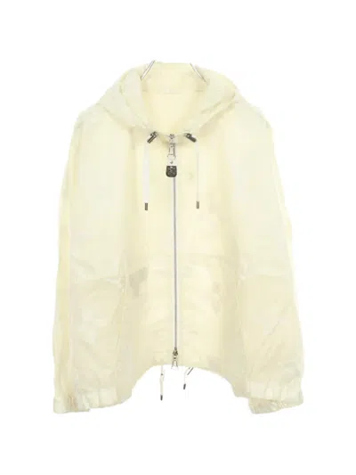 Pre-owned Louis Vuitton 2000s Monogram Hooded Jacket In Neutrals
